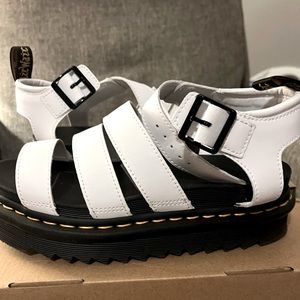 Dr. Martens, Blaire Sandal, white, size 7